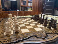 Шахматы + нарды резные "Вольные Горы" 50, Harutyunyan #2, Елена