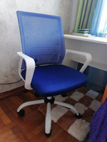 Guocai Офисное кресло Кресло компьютерное, в офис, синий #54, Ольга А.