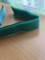 Лента контактная пришивная липучка велкро крючок и петля, 20 мм*25 см, зеленый, Hobby&Pro #15, Дима