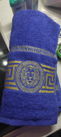 Вышневолоцкий текстиль Полотенце для ванной, Хлопок, 70x130 см, синий #42, Светлана Т.