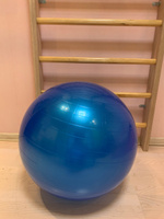 Фитбол City-Ride, гладкий, диаметр 55 см, цвет синий #122, Никита С.