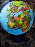Globen Интерактивный глобус Земли физико-политический рельефный с LED-подсветкой, диаметр 25 см. + VR очки #107, Татьяна В.