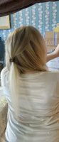Накладные волосы, пряди на заколках-клипсах, 24/613 Пепельный блонд #96, Анастасия Р.