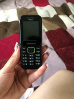 Телефон Samsung SM-B310E DUOS / Кнопочный мобильный телефон / Сотовый телефон классический аппарат для звонков черный #51, Юлия Н.