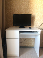 Письменный стол, Компьютерный стол Мори МС-1, 90х50х76,6 см, белый #26, Ольга Т.