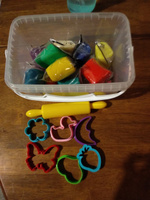 Genio Kids / Тесто для лепки 12 цветов / Мягкий пластилин для малышей, Инструменты и формочки для детей, Набор для творчества #120, Софья Л.
