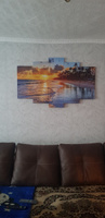 Модульная картина для интерьера на стену "Пляж" 80x140 см MK50189 #2, Татьяна Б.