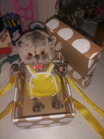 Мягкая игрушка BUDI BASA Кот Басик BABY в желтом песочнике 20 см #37, Наталья С.