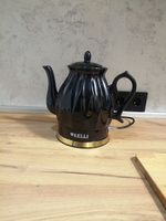 Чайник электрический Kelli KL-1341, черный, керамика #1, Виктор Л.