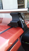 Багажник D-LUX 1 на крышу Nissan Note I / Ниссан Ноут 1 хэтчбек 2005-2013 гладкая крыша 120см., аэродинамические дуги, без замка #6, Денис Б.
