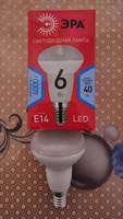Лампочки светодиодные ЭРА RED LINE LED R50-6W-840-E14 R Е14 / E14 10Вт рефлектор нейтральный белый свет набор 10 штук #4, Владимир Н.