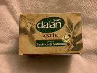 Dalan Antique 150г х 3 шт Подарочный набор Натуральное турецкое мыло твердое туалетное для рук и тела Лавровое, банное, ручной работы #52, Елена Ж.