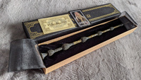 Бузинная волшебная палoчка Альбуса Дамблдора в подарочной коробке + Билет на Платформу 9 и 3/4 #74, Infinite Love