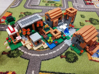 Конструктор майнкрафт "Деревня с жителями" 4 в1 803 Детали Minecraft #5, Елена А.