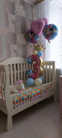 Набор надувных шаров с цифрами и короной "Розовая принцесса" #2, Ирина А.