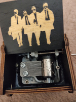 Музыкальная шкатулка деревянная с музыкой из группы Битлз, шарманка с темой из песни The Beatles, мелодия из песни Битл, Джон Леннон #57, Лейсан Г.