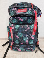 Рюкзак сумка чемодан для Визз Эйр ручная кладь 40 30 20 24 литра Optimum Wizz Air RL, листья #26, Дарья И.