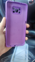 Темно-фиолетовый Soft Touch чехол класса Премиум - ХIАОМI ПОКО X3 / X3 PRO / X3 NFC #37, Олеся Х.