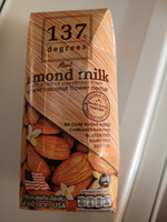 Миндальное молоко с нектаром кокосовых соцветий 137 Degrees, 180 мл х 8 шт #4, Ирина G.