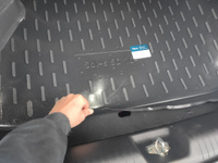 Коврик в багажник для Hyundai Solaris SD седан (2010-2017) (CLT) с бортом пластик #8, Иван К.