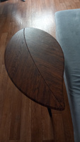 Стол журнальный Мебелик Берли (12 мм) орех альберо/чёрный #7, Анастасия Д.