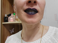 Помады для губ с бриллиантовым блеском набор черная, синяя, фиолетовая #20, Юлия В.