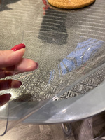 Рифленое гибкое стекло на стол KREKERDECOR 70/110см, толщина 1,8мм #58, Наталия И.