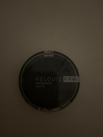 RELOUIS Тени для век PRO Eyeshadow MATTE тон 17 CARBON 3г #44, Эвелина М.