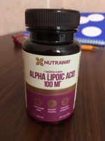 Альфа липоевая кислота 60 таблеток антиоксиданты alpha lipoic acid NUTRAWAY #40, Елена Т.