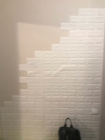 "Кирпич белый" 5 шт. самоклеящиеся мягкие 3D ПВХ панели для стен и потолка 700*770*4 мм вместо 3D обоев для стен и потолочной плитки #67, Лидия Р.