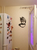 Панно на стену декоративное из дерева, картины для интерьера, декор для дома "Сова на кухне малая" #15, Марина Д.