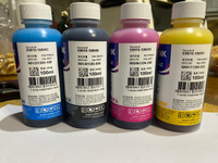 Чернила для Epson INKTEC E0010-100M, водные, комплект 4 цвета, 4 x 100 мл #47, Сергей А.