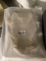 Рюкзак бежевый / молочный / рюкзак мужской / рюкзак женский / рюкзак унисекс / рюкзак школьный / городской / туристический / спортивный / рюкзак для ноутбука / для работы / для поездок / водоотталкивающая ткань / Beauty Bag #16, анна К.
