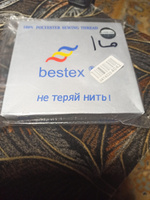 Набор ниток для шитья 40/2 универсальные Bestex 10 шт*400 ярд (365,6 м), цвет 098 светлый индиго #32, Наталья К.