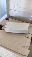 Самосборная картонная коробка для подарков и хранения BOXSTORE fefco 0427 13х6х3 см 130х60х30 мм 13x6x3 цвет: бурый / крафт Т24 Е МГК, упаковка 30 шт. #18, Татьяна А.