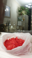 Лепестки роз красные искусственные "На свадьбу" тканевые, 500 шт, 4,5x5 см (Набор 5 упаковок) #7, Лариса Л.