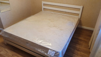 Двуспальная кровать 160х200 My Sleep Sunset дереванная, белый #39, Алла К.
