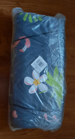 Пляжный коврик для гальки складной на молнии 155x(55+55)x1,0 см, 6 сложений, Фламинго / Коврик-сумка для пикника #7, Анжела Б.