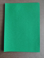 Обложки картонные для переплета А4, комплект 100 штук, тиснение под кожу, 230 г/м2, зеленые, Brauberg #7, Елена Т.