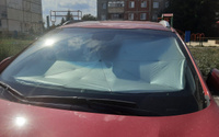 Зонт солнцезащитный для лобового стекла автомобиля Xiaomi Miwuna Car Front Gear Sunscreen Heat Insulation Sunshade Regular / Солнцезащинтый зонт для переднего стекла автомобиля #5, Марина В.