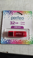Perfeo USB-флеш-накопитель C13 32 ГБ, красный #42, Марина К.