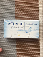 Контактные линзы для глаз двухнедельные Acuvue Oasys with HYDRACLEAR PLUS, Акувью Оазис 6 шт, 8.4, -4.00 #18, Яна Г.