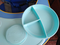 Секционная тарелка Twistshake для кормления детей, от 6 мес., пастельная синия #8, Виктория К.