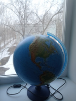 Globen Интерактивный глобус Земли физико-политический рельефный с LED-подсветкой, диаметр 32 см. + VR очки #109, Валерий У.