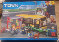 Конструктор LX Сити Автобусная остановка 337 деталей, подарок для мальчиков, для девочек, лего совместим, совместим с Lego City #23, Наталья С.