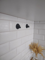 Крючки самоклеящиеся MELL черные, металлические с креплением на стену, набор 4 шт / настенная вешалка для одежды и полотенец в ванную и гардеробную комнаты, кухню #37, Билал В.