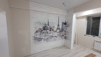 Фотообои 3D на стену флизелиновые VEROL "Париж" 300х283 см, 8.49 м2, обои виниловые, водостойкие, обои для кухни моющиеся #54, Наталия С.