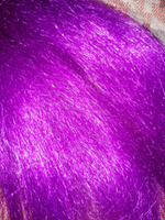 Канекалон двухцветный для плетения кос цвет темно-фиолетовый #25, Марина Л.