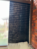 Жалюзи плиссе самоклеящиеся на окна шторы блэкаут на балкон 60*150см #4, Вячеслав Н.