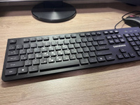 Клавиатура проводная для компьютера Sonnen Kb-8280, USB, 104 плоские клавиши, черная #8, Вадим К.